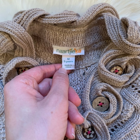 Naartjie beige sweater M 5 - Picture 3 of 5